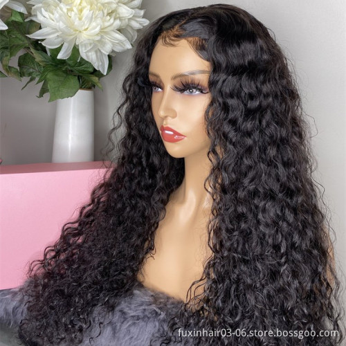 30 32 34 36 38 40 50 inch Hd  transparent Lace Human Hair Wig Nature Cuticle Aligned 13x6 Long deep Lace Front Wigs